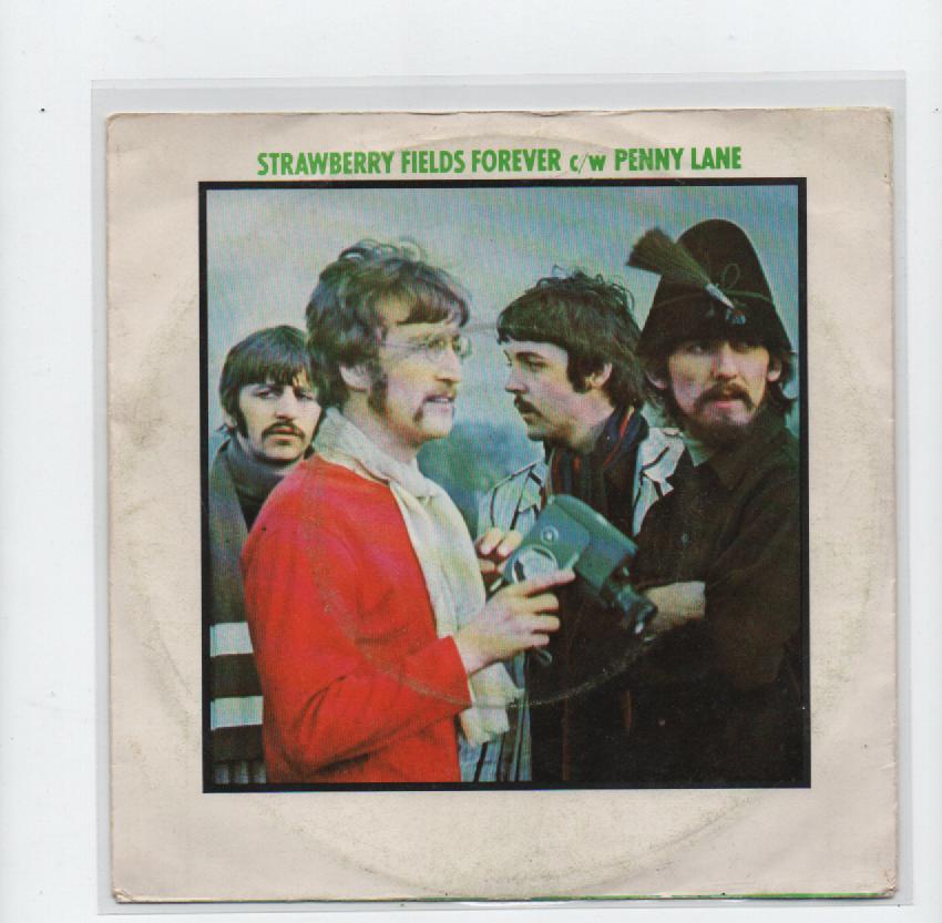 The Beatles- Penny Lane/ Strawberry Fields, Cd's en Dvd's, Vinyl Singles, Verzenden, Gebruikt, 7 inch, Pop