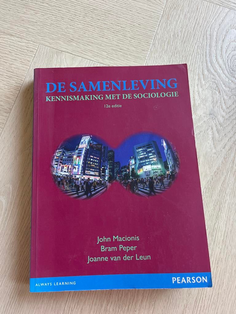 De Samenleving: Kennismaking met de Sociologie (12e editie), Boeken, Ophalen of Verzenden, Gamma, Gelezen, HBO