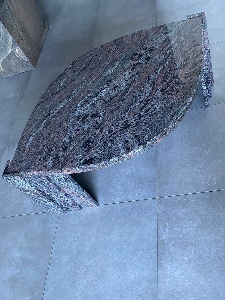 Salontafel “Paradiso Classico” Graniet Designer Roche Bobois, Huis en Inrichting, Tafels | Salontafels, 100 tot 150 cm, Zo goed als nieuw