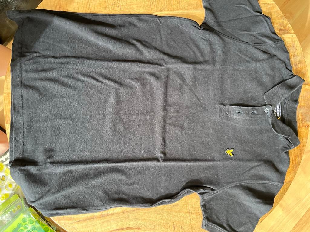 Lyle & Scott Polo Donkerblauw Maat 170/176, Kinderen en Baby's, Kinderkleding | Maat 176, Ophalen of Verzenden, Zo goed als nieuw