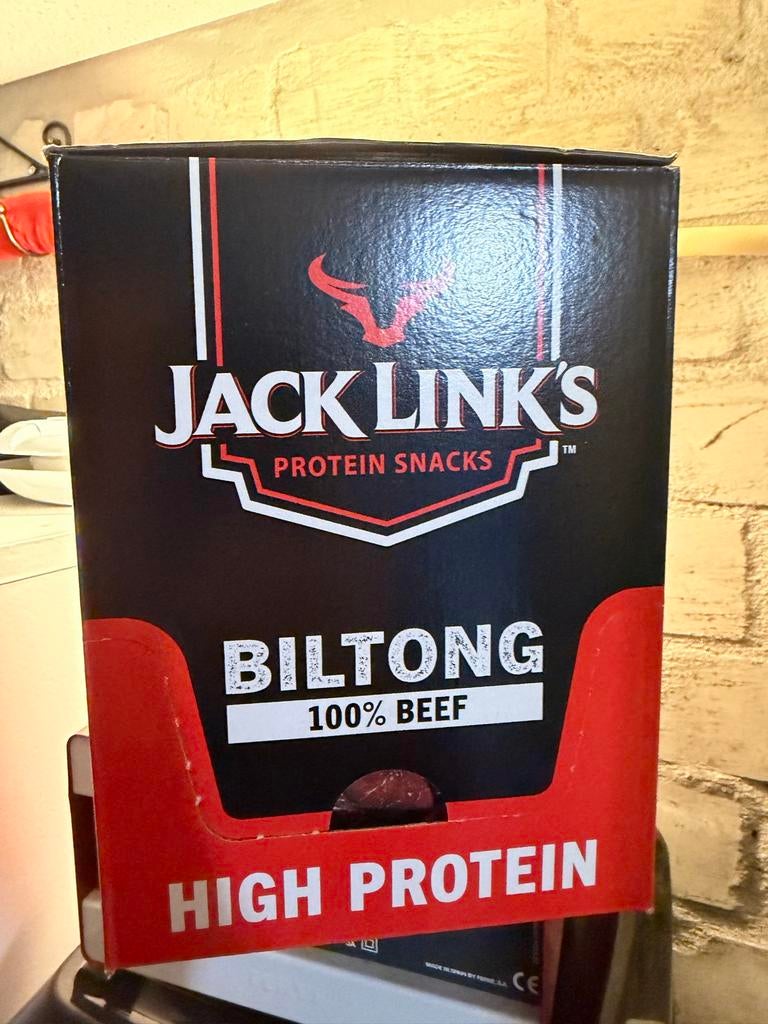 Jack links volle doos nieuw 12 zakjes, Diversen, Ophalen of Verzenden