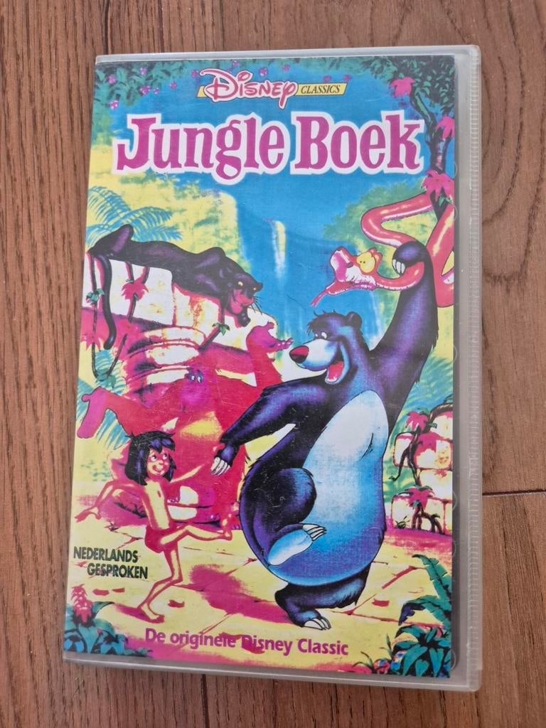 Disney Classics: Jungle Boek (NL Gesproken) videoband, Cd's en Dvd's, VHS | Film, Alle leeftijden, Ophalen of Verzenden, Gebruikt
