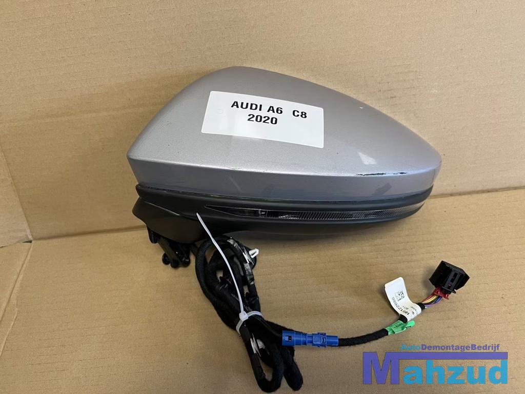 AUDI A6 C8 Zilver Links spiegel buitenspiegel met camera 201, Auto-onderdelen, Spiegels, Gebruikt, AUDI AG, Auto-Union-Strasse 1
85045  Ingolstadt, DE