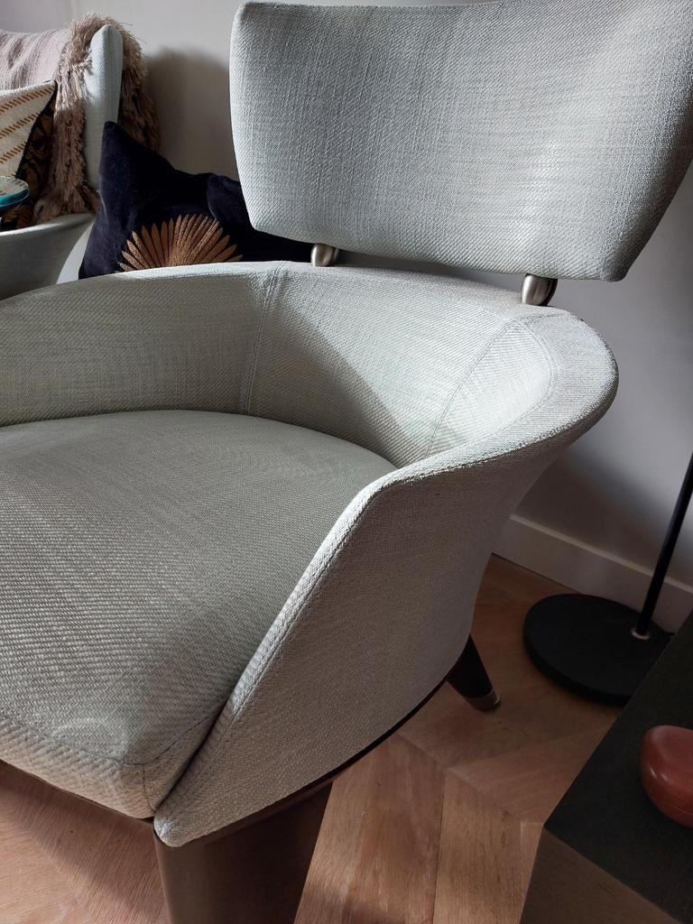 Giorgetti Commodus fauteuils, Ophalen, 75 tot 100 cm, Zo goed als nieuw, 75 tot 100 cm