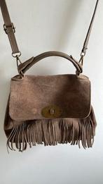 Beige tas echt leer, Ophalen, Zo goed als nieuw, Beige, Handtas