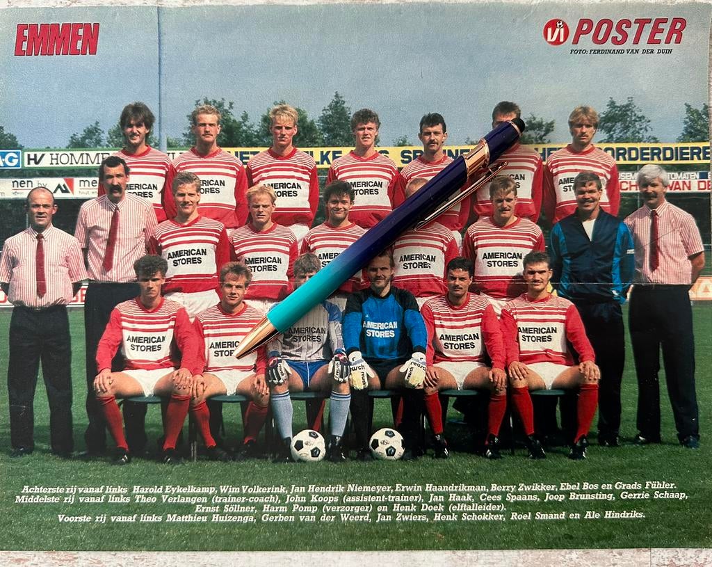 Posters FC Emmen, Verzamelen, Ophalen of Verzenden, Gebruikt, A1 t/m A3, Sport