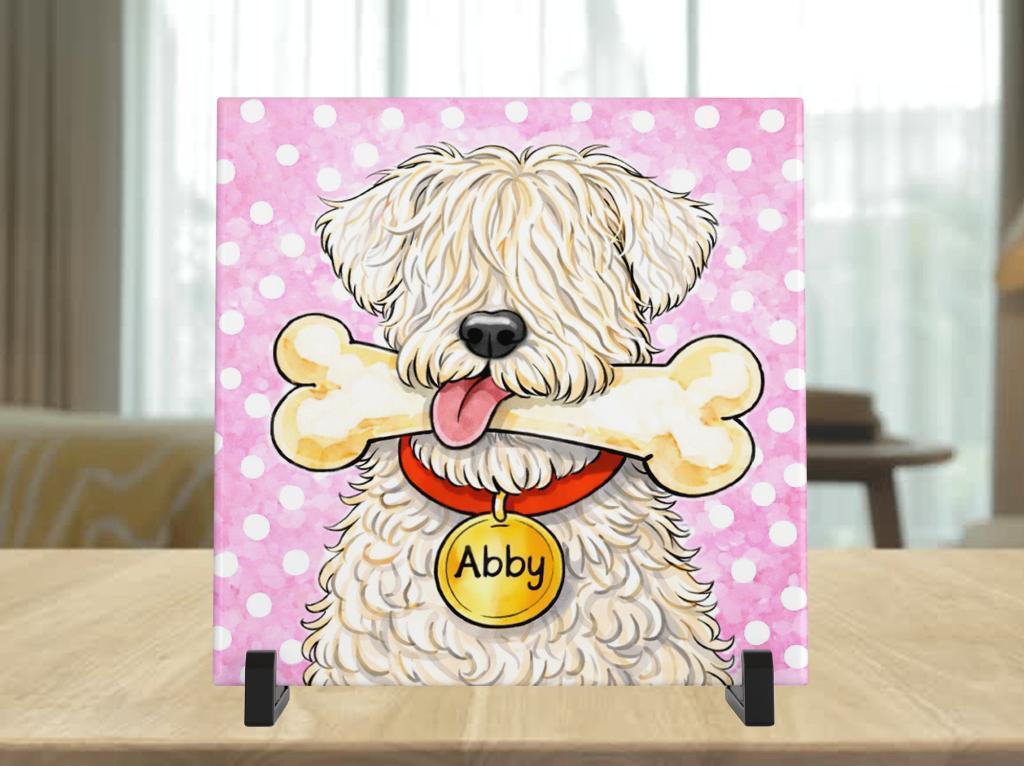 Wheaten Terrier Tegel - Blond Stijl, Verzenden, Nieuw