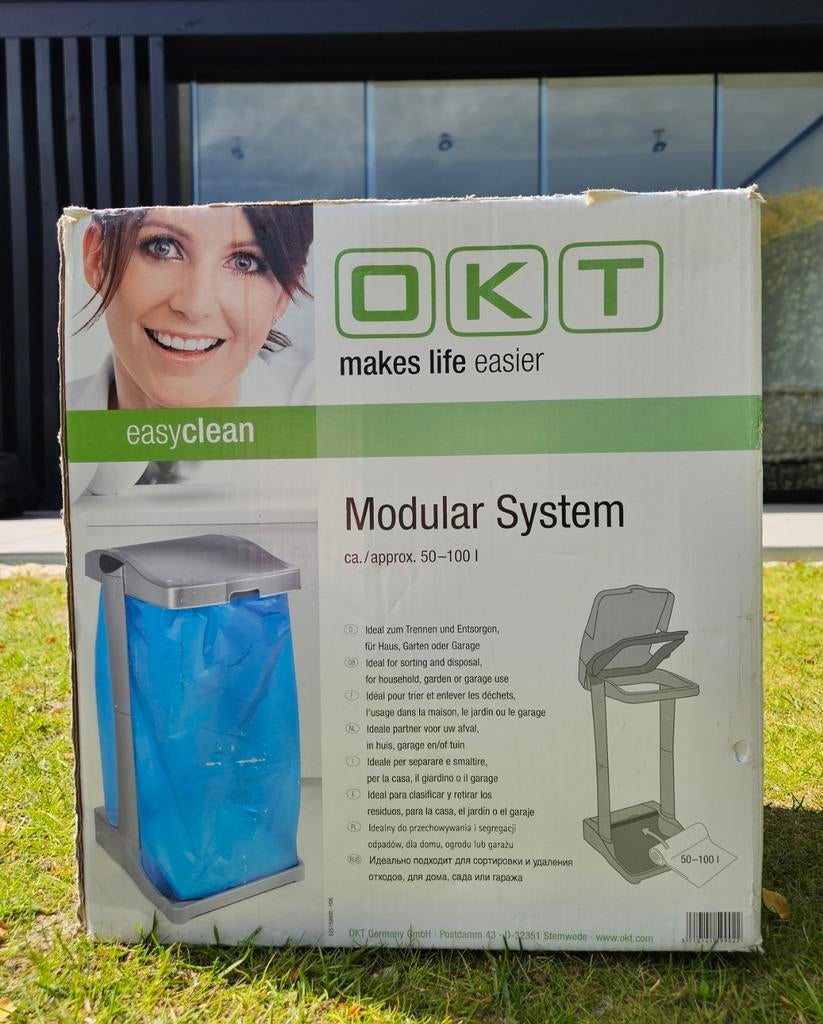 OKT Easy Clean Modulair Systeem Prullenbak - Camping, Caravans en Kamperen, Ophalen of Verzenden, Zo goed als nieuw