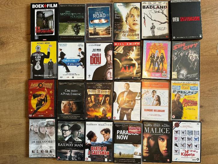 Collectie van 50 DVD's films & overige - zie foto's €50,-, Cd's en Dvd's, Dvd's | Overige Dvd's, Zo goed als nieuw, Vanaf 12 jaar