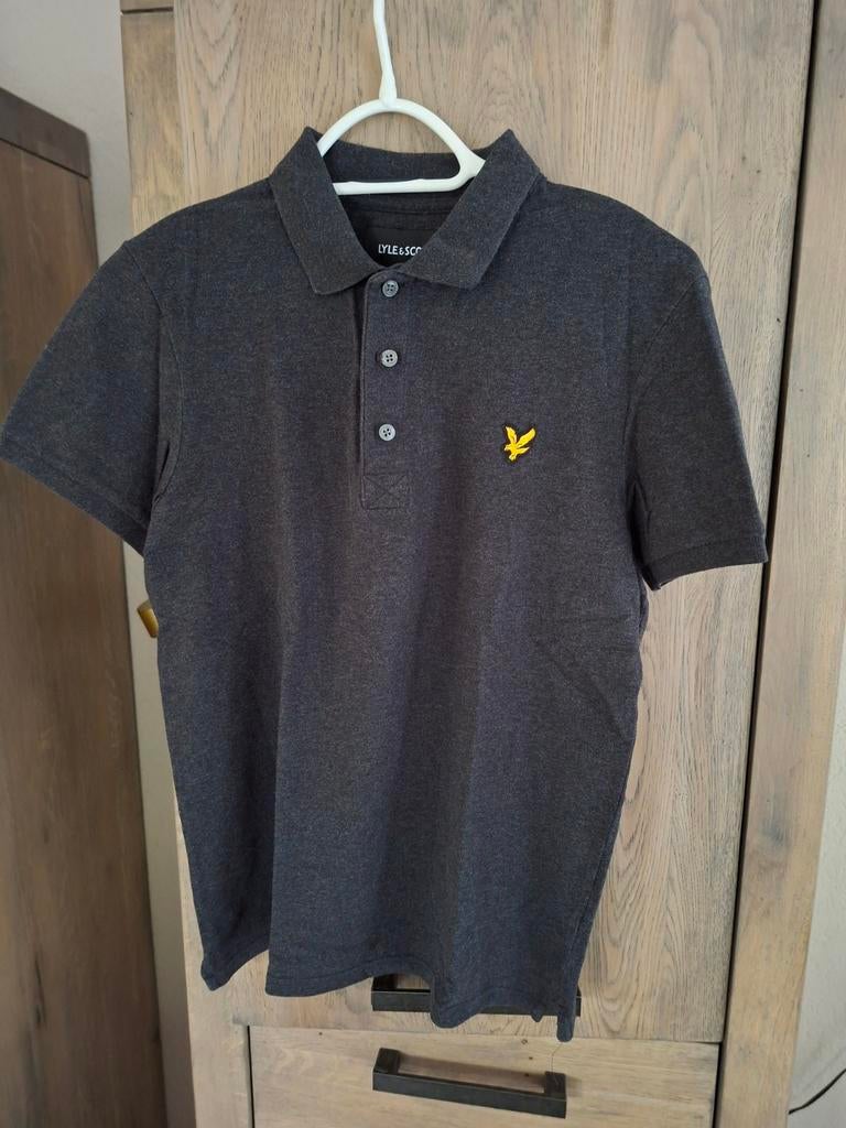 Lyle and Scott Polo antraciet, Kleding | Heren, Polo's, Overige kleuren, Ophalen of Verzenden, Zo goed als nieuw, Lyle & Scott