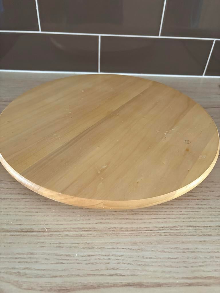 Houten draaiplateau, Hout, Ophalen, Beige, Overige typen