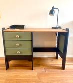 Bureau kinder/ tienerbureau mat zwart groen, Ophalen, Zo goed als nieuw