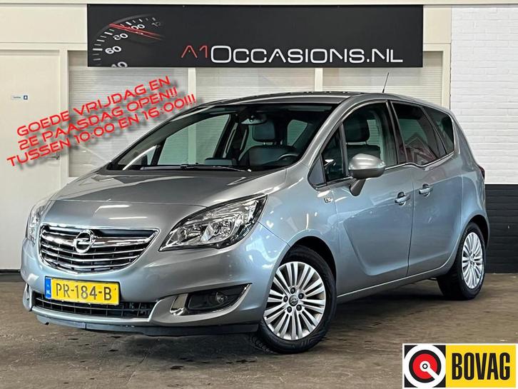 Opel Meriva 1.4 Turbo Cosmo + LEDER + NAVI (bj 2014), Auto's, Opel, Bedrijf, Te koop, Meriva, ABS, Airbags, Airconditioning, Alarm