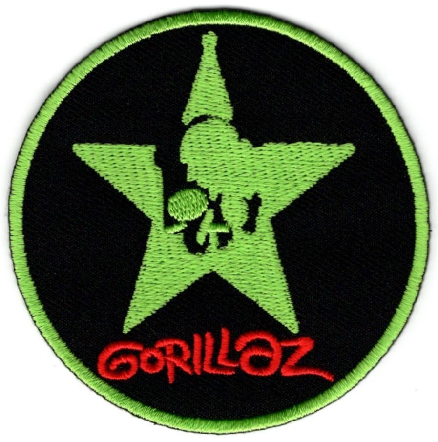 Gorillaz stoffen opstrijk patch embleem, Ophalen of Verzenden, Nieuw, Kleding