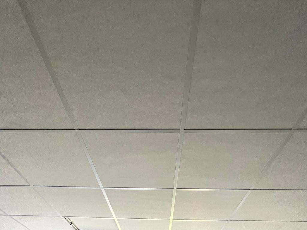 Plafondplaten 60x60  55m2 wit 160 ex., Wit, Zo goed als nieuw, Minder dan 100 cm, 50 tot 100 cm