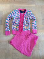Leuk kleurig setje met retroprintje Kidz Art mt 122/128, Kinderen en Baby's, Kinderkleding | Maat 122, Kidz Art, Meisje, Ophalen of Verzenden
