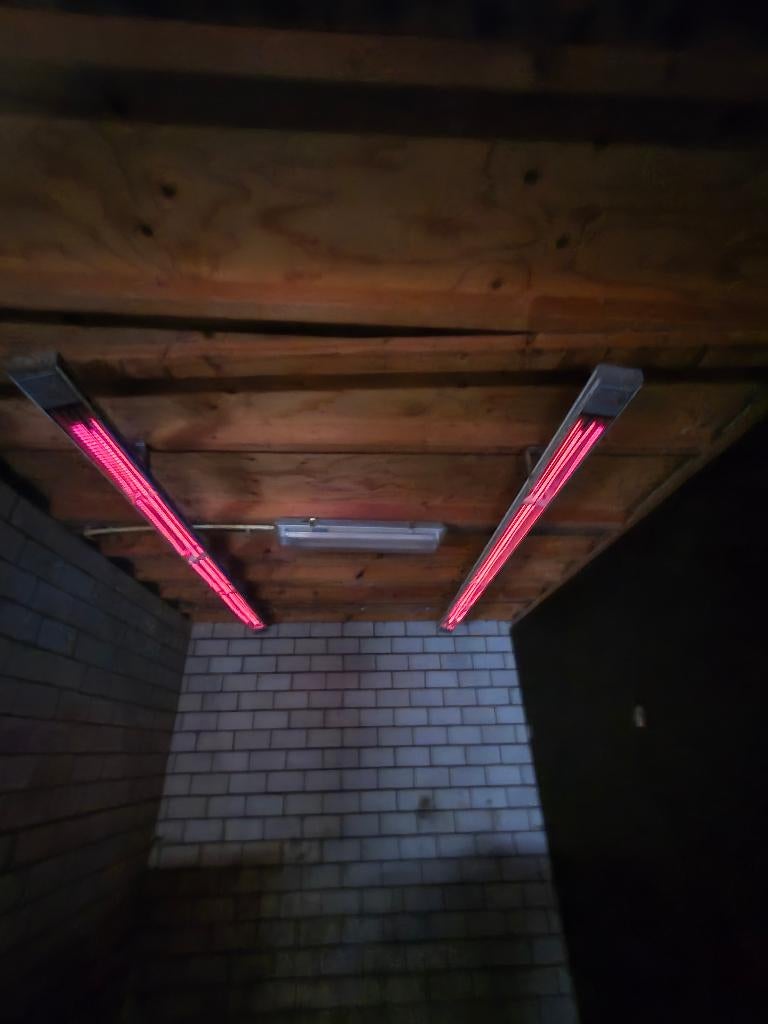 Te koop heater, Ophalen, Gebruikt, Elektrisch, Plafond