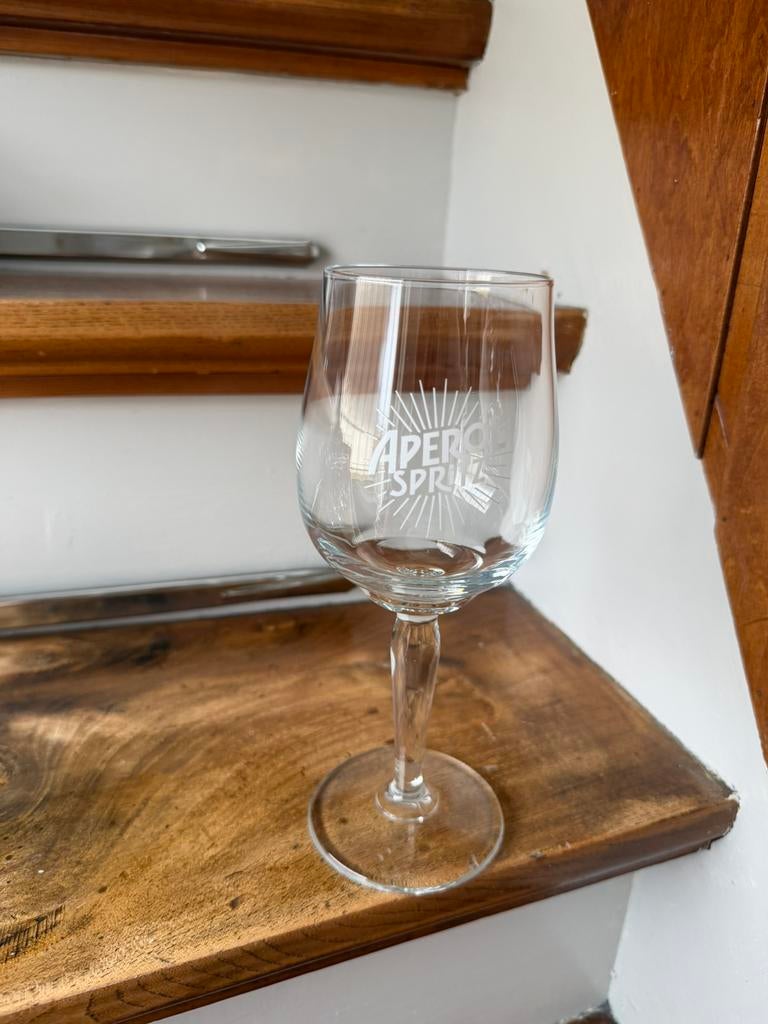 Aperol spritz cocktail glas, Ophalen of Verzenden, Zo goed als nieuw, Borrel- of Shotglas