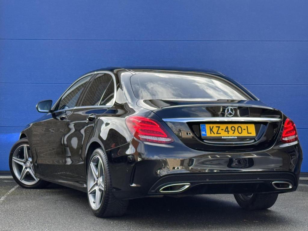 Mercedes C-klasse 250 | AMG Pakket | Leder | Memory stoel, Auto's, Mercedes-Benz, Automaat, 4 cilinders, Zwart, Lichtsensor