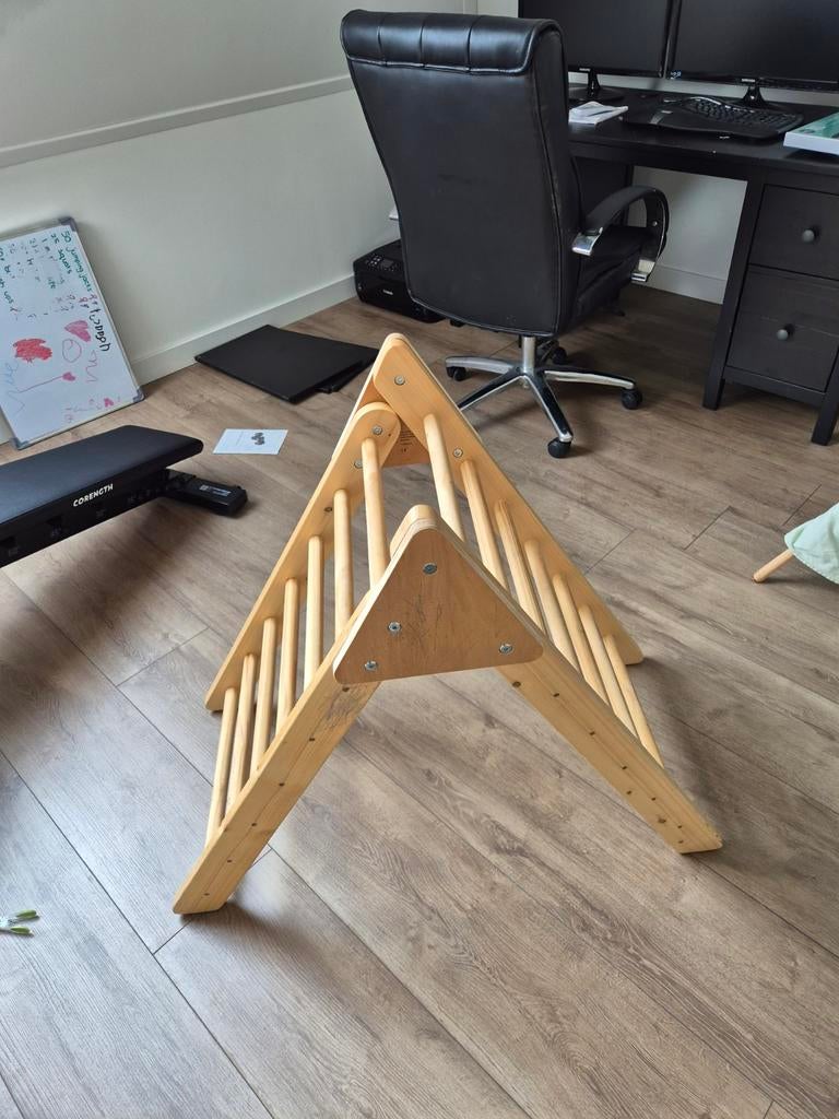 Houten Klimrek / Pikler Driehoek voor Kinderen, Kinderen en Baby's, Ophalen, Gebruikt, Klimwand