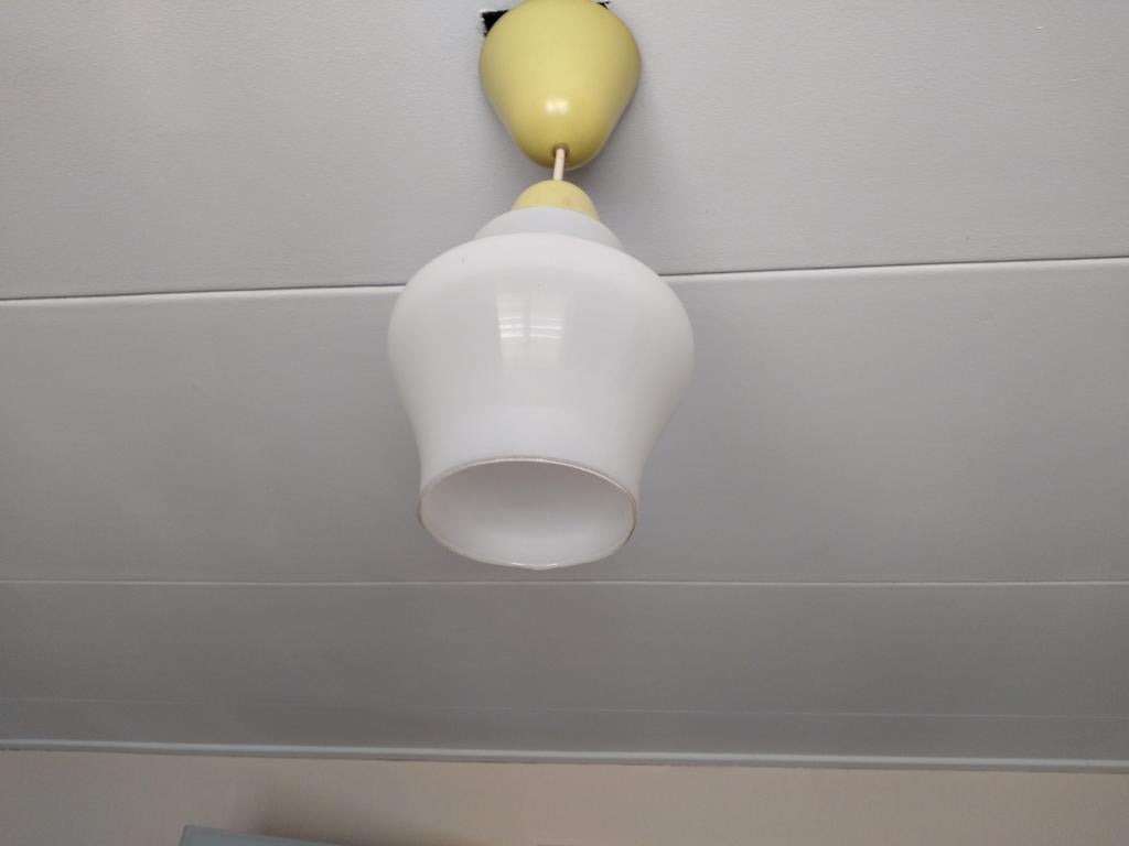 Vintage hanglamp, Ophalen of Verzenden, Gebruikt, Minder dan 50 cm