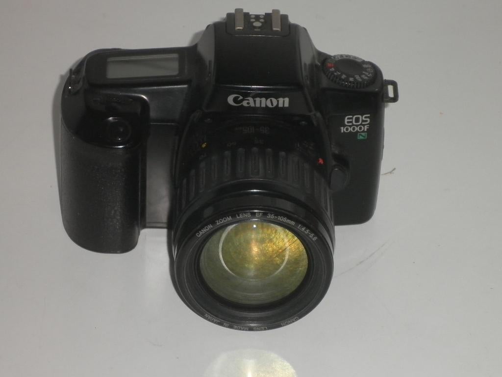 canon 1000f nmet 35-105mm lens, Ophalen of Verzenden, Gebruikt, Spiegelreflex, Canon