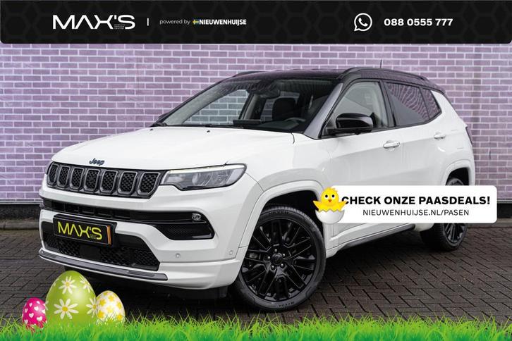 Jeep Compass 4xe 240 Plug-in Hybrid Electric S | PHEV | Adap, Auto's, Jeep, Bedrijf, Te koop, Compass, 360° camera, 4x4, ABS, Achteruitrijcamera