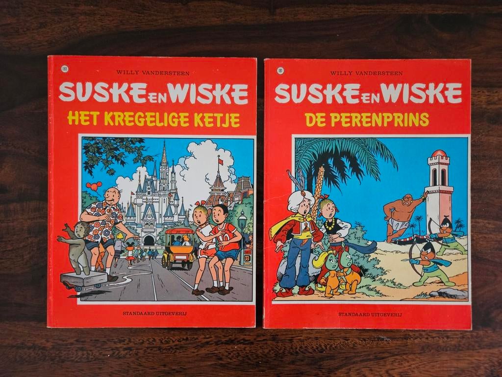 Suske en Wiske, 1e druk tussen nr 180 en 197, Boeken, Stripboeken, Meerdere stripboeken, Ophalen of Verzenden, Gelezen, Willy Vandersteen