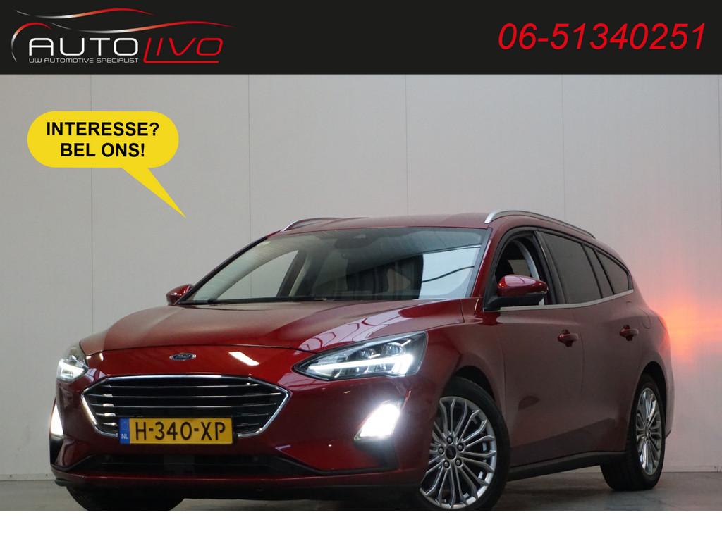 Ford FOCUS Wagon 1.5 EcoBlue Titanium Business AUTOMAAT! LED, Stof, Gebruikt, 4 cilinders, Origineel Nederlands