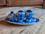 Delfts blauw peper en zout setje, Antiek en Kunst, Antiek | Servies compleet, Ophalen of Verzenden