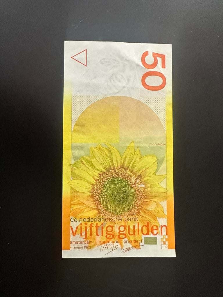 Briefje van 50 gulden, Verzenden, 50 gulden