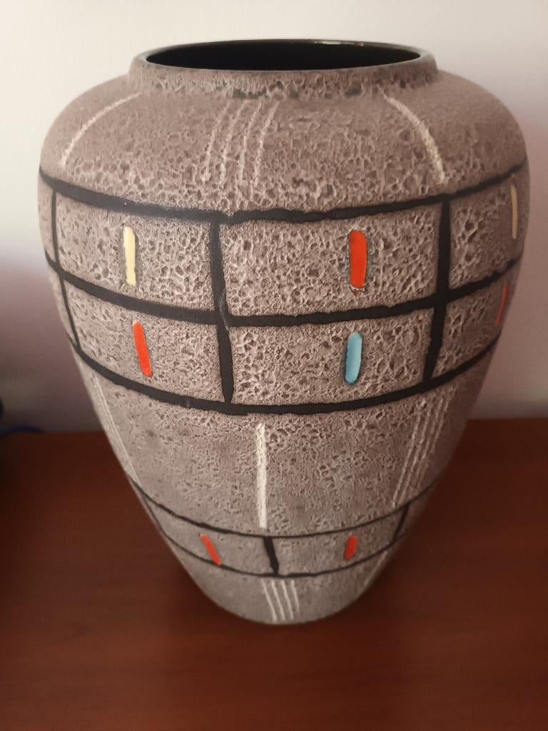 Vloervaas/Scheurich/ Vintage en gaaf!!, Antiek en Kunst, Antiek | Keramiek en Aardewerk, Ophalen of Verzenden