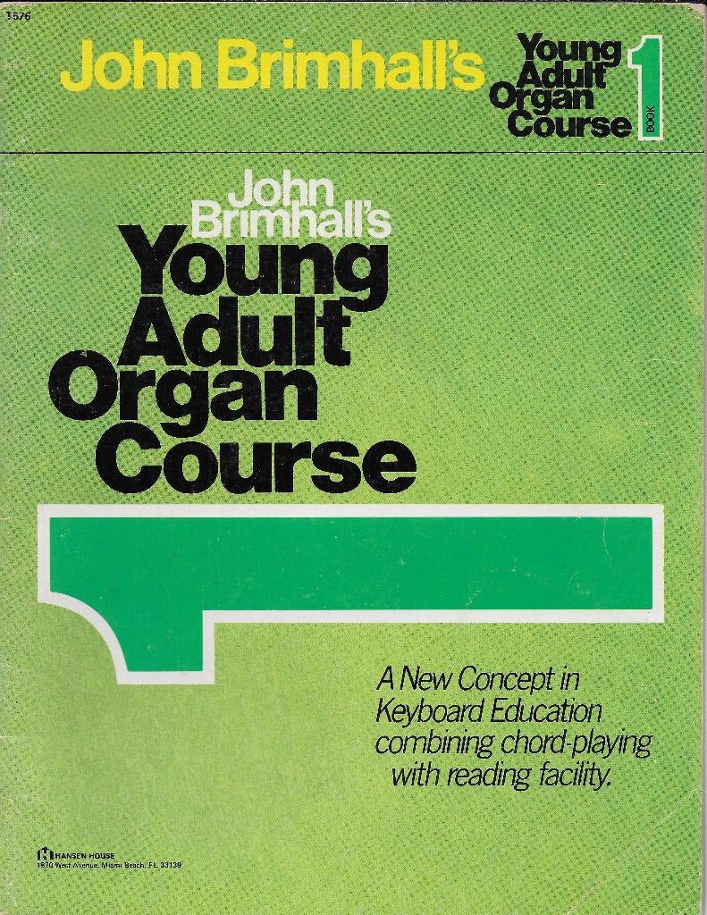 Bo371 bladmuziek john brimhall's orgel voor jong volwassenen, Orgel, Gebruikt, Klassiek, Ophalen of Verzenden