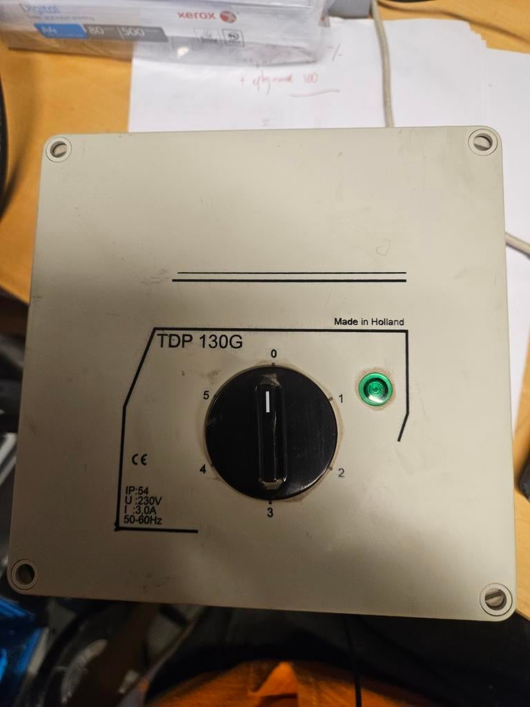 Toerentalregelaar TDP 130G, Ophalen of Verzenden, Nieuw