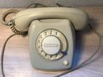 Vintage telefoon tafelmodel met draaischijf, Ophalen of Verzenden, Gebruikt, Met draaischijf