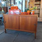 Vintage schuifdeur kast dressoir, Ophalen of Verzenden