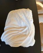 Optidee hoeslaken pluche, Tweepersoons, Ophalen of Verzenden, Zo goed als nieuw, Wit