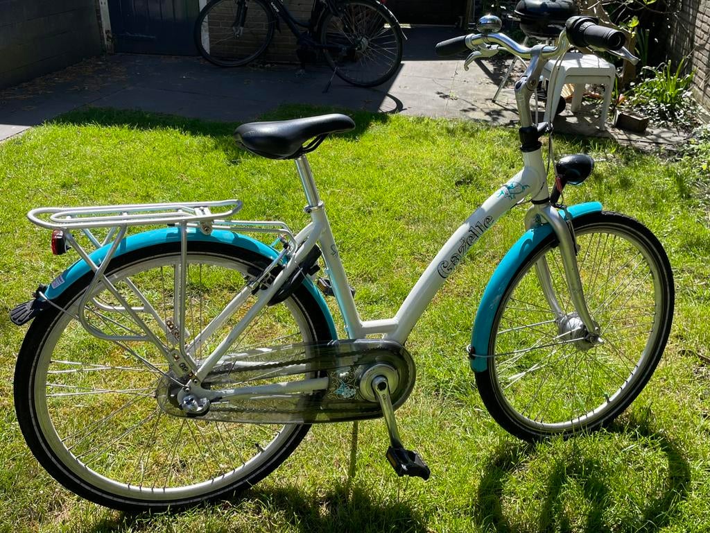 Gazelle meisjesfiets 26”, Ophalen, Zo goed als nieuw, 26 inch of meer, Versnellingen