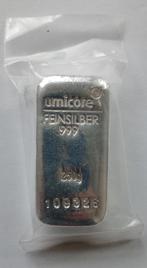 Umicore 250 gram zilver baar, Postzegels en Munten, Edelmetalen en Baren, Ophalen of Verzenden, Zilver