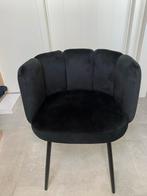 Pole to Pole Jupiter eetkamerstoel zwart velvet - €65, Zwart, Ophalen of Verzenden, Zo goed als nieuw, Eén