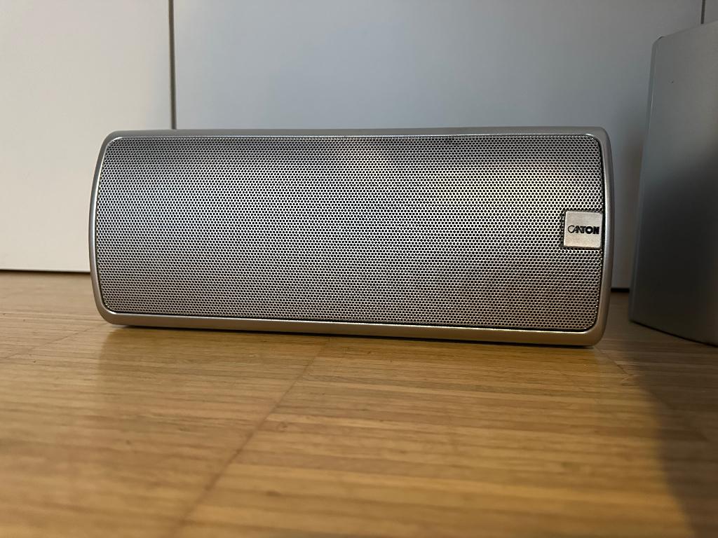 Canton AV600 center + 2 Canton plus X surround speakers, Audio, Tv en Foto, Luidsprekers, Gebruikt, 60 tot 120 watt, Surroundset zonder subwoofer