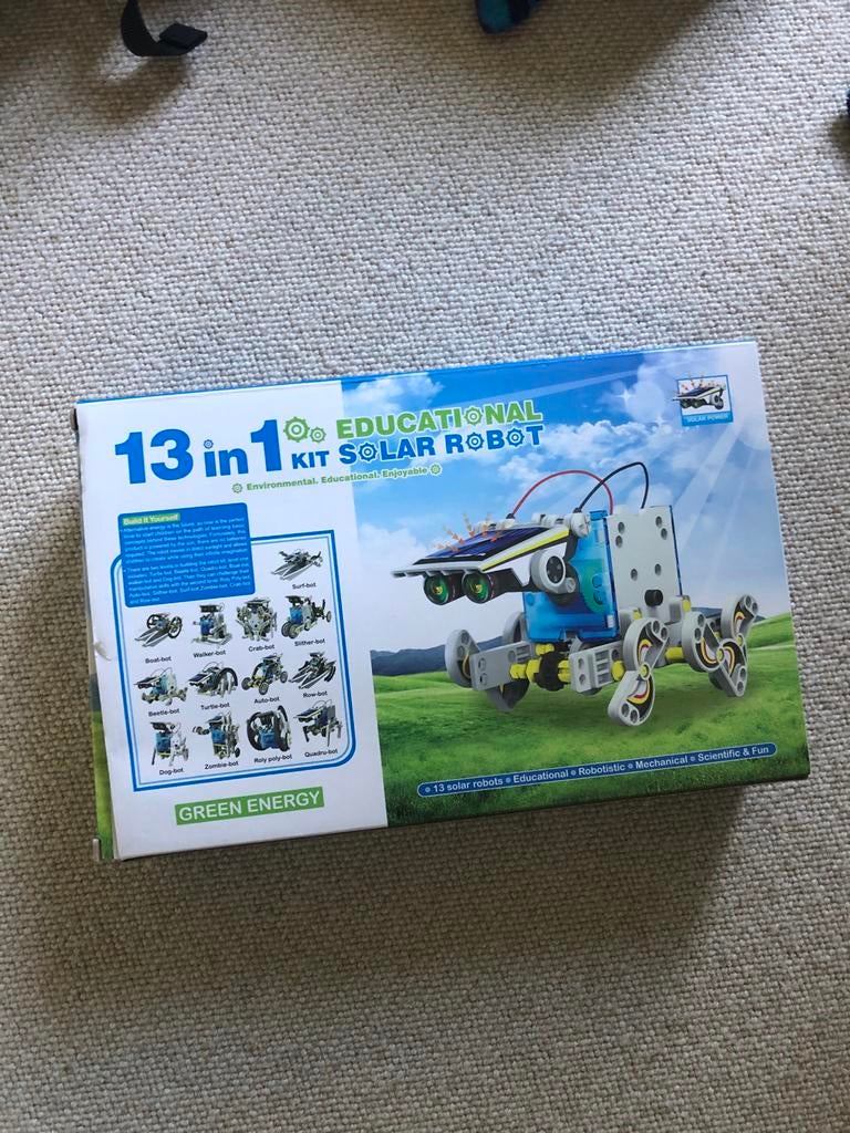 13-in-1 Educatieve Solar Robot Kit - Bouw je eigen robot!, Ophalen of Verzenden, Nieuw, Bouwen