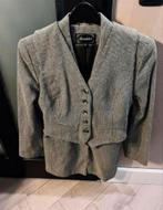 2 -Delig Dames Pak. Gilet + Blazer Jasje. 38. Zgan., Maat 38/40 (M), Kostuum of Pak, Ophalen of Verzenden, Zo goed als nieuw