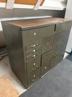 Industriële Ladekast - Vintage Stijl, Huis en Inrichting, Kasten | Ladekasten, Ophalen, Gebruikt, 100 tot 150 cm, 5 laden of meer