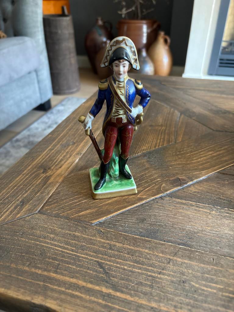 Napoleon prachtig antiek beeldje van 17 cm hoog, Ophalen of Verzenden