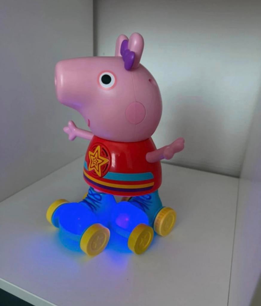 Peppa pig roller disco interactief speelgoed, Ophalen, Zo goed als nieuw