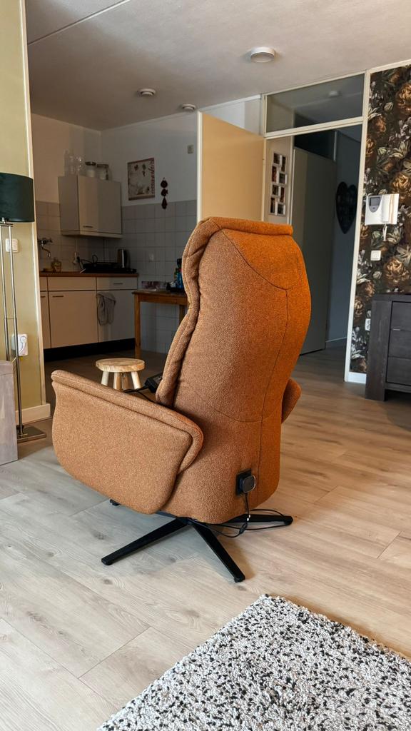 Schitterende sta-op stoel zgan, Huis en Inrichting, Fauteuils, Zo goed als nieuw, Stof, 50 tot 75 cm, 75 tot 100 cm, Ophalen