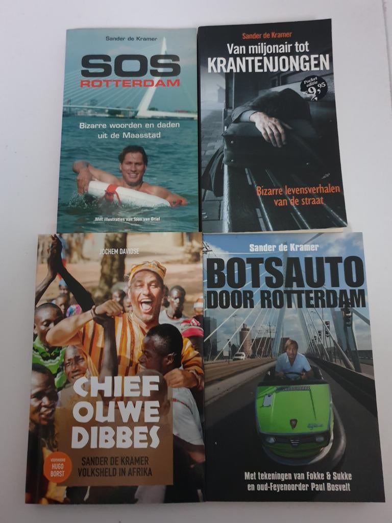 Boeken van Sander de Kramer: 4-delige set, Boeken, Ophalen of Verzenden, Gelezen, Sander de Kramer