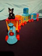 🚂1️⃣2️⃣3️⃣ Getallen Trein duplo + kat 🐈, Ophalen of Verzenden, Zo goed als nieuw