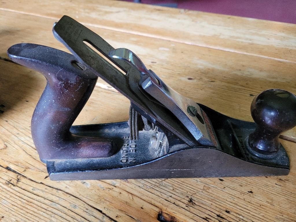 Vintage Stanley houtschaaf nr.4 -made in England, Verzenden, Gebruikt